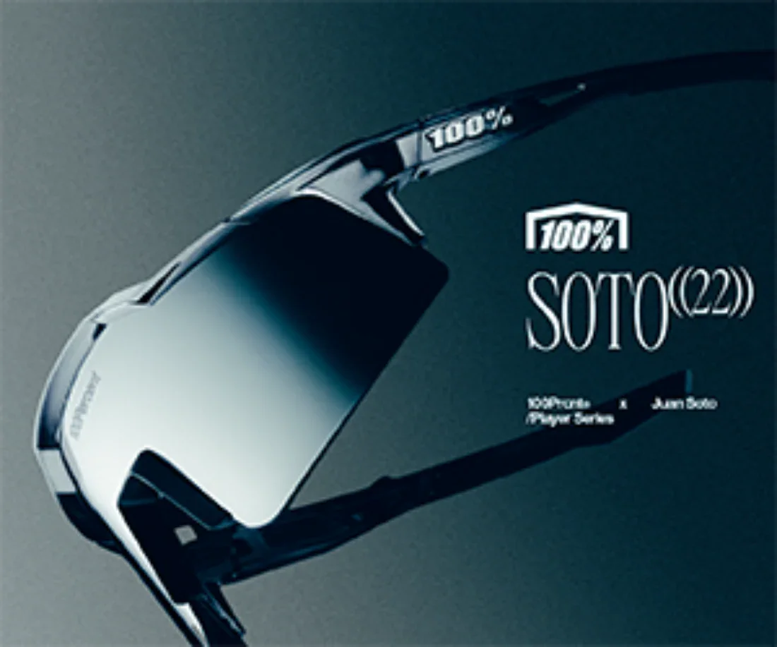 Shop 100% SPEEDCRAFT XS Soto 1 Polished Black Chrome - HiPER Mercury Mirror Lens at Headbanger Sports