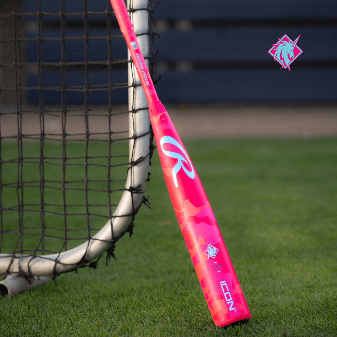 2025 Rawlings Icon Electric Unicorn (-3) BBCOR Baseball Bat: RBB5IPK3