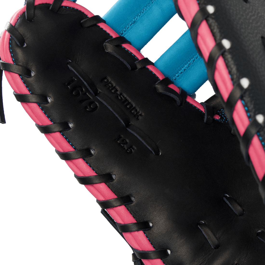 Wilson A2000 1679 LE 12.5" Baseball First Base Mitt: Black/Tropical Blue