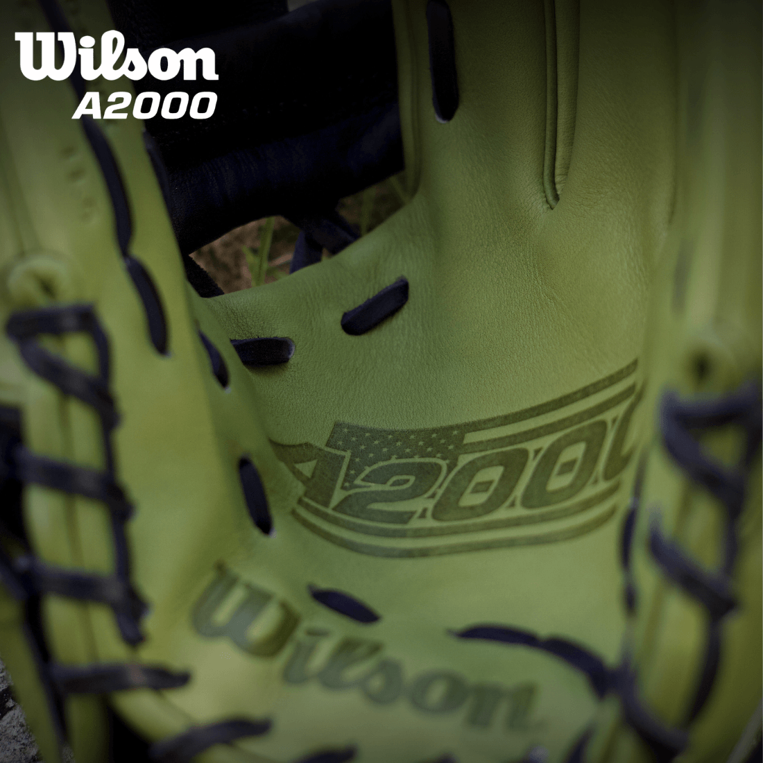Wilson A2000 1786 "Standard Issue" 11.5" Infield Baseball Glove (Military Green)