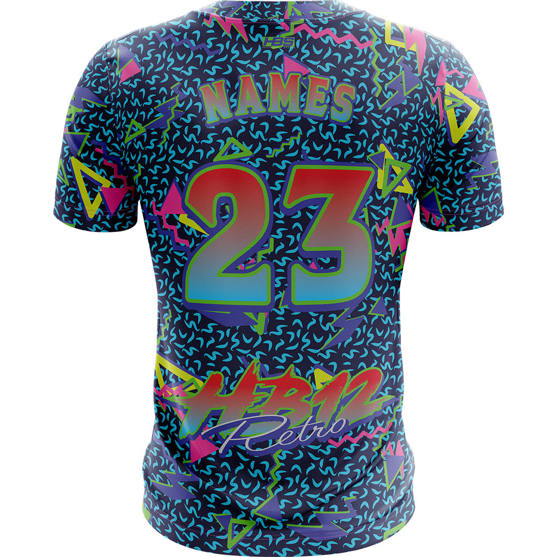 Headbanger Sports Exclusive "HB12 Retro" Short Sleeve Jersey Buy-in: HB12 Retro