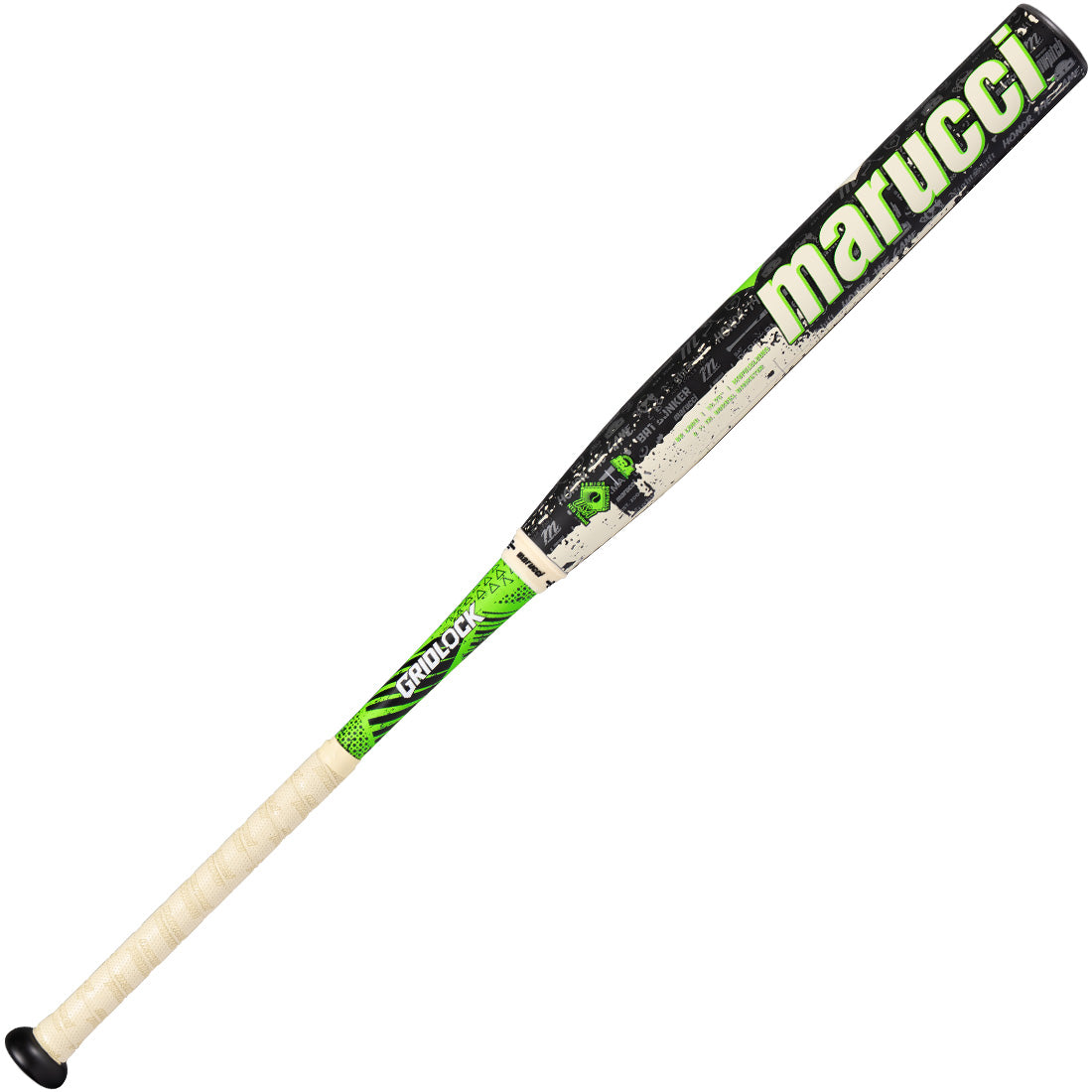 Marucci Gridlock SSUSA two-piece composite bat with high-flex handle