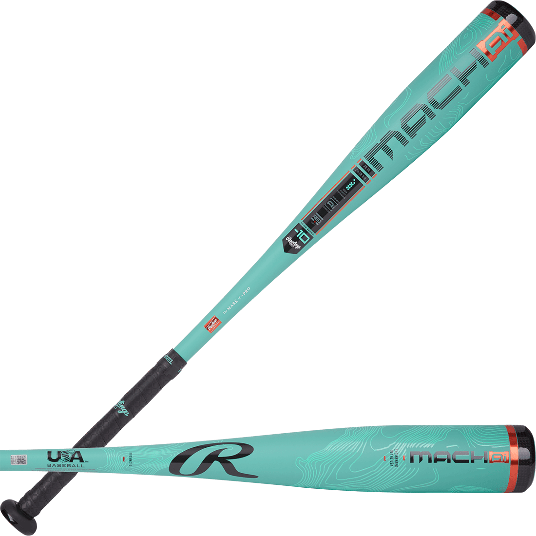 2025 Rawlings Mach AI 2 5/8" (-10) USA Baseball Bat: RUS5MC10