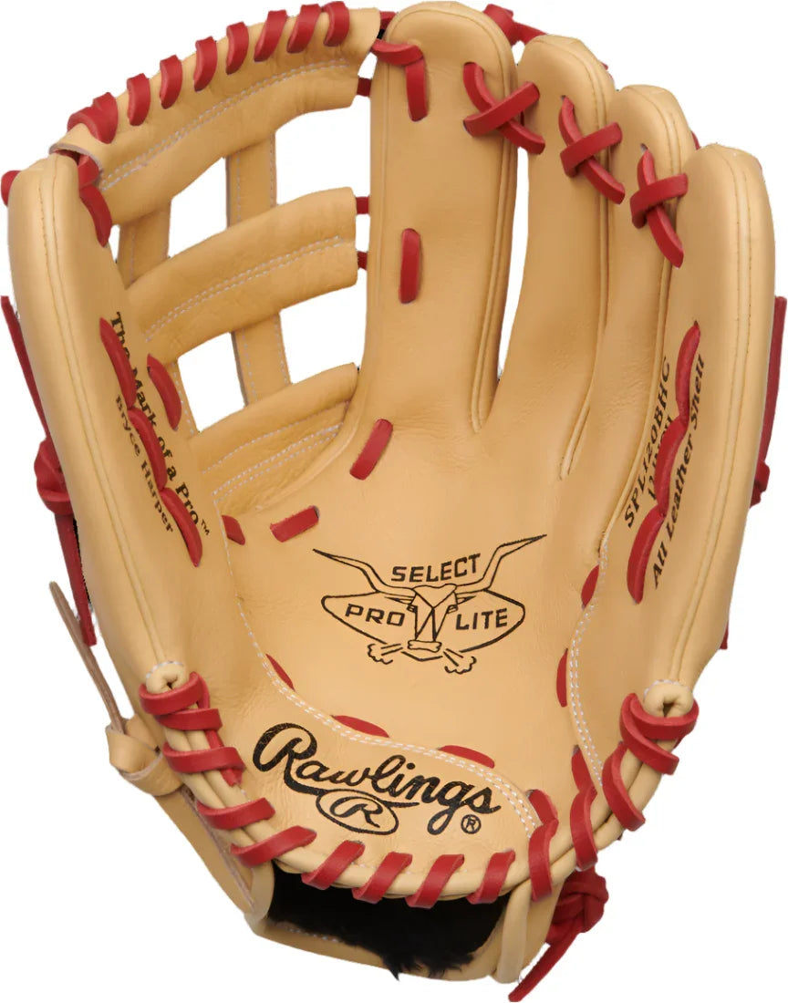 Shop Rawlings Select Pro Lite Series Bryce Harper Youth 12-inch Baseball Glove: SPL120BHC at Headbanger Sports