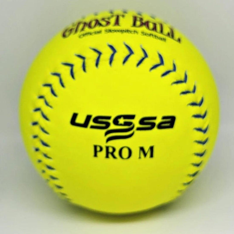 Short Porch Ghost Ball USSSA Pro M 12" Composite Softballs (1 Dozen