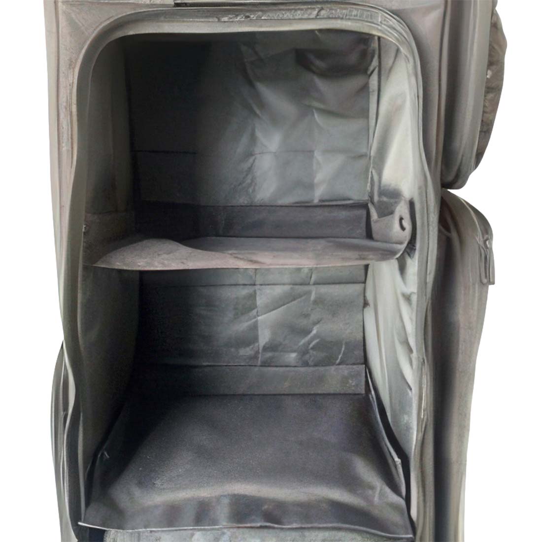 Suncoast BG-030 main compartment removable shelving Velcro button snaps