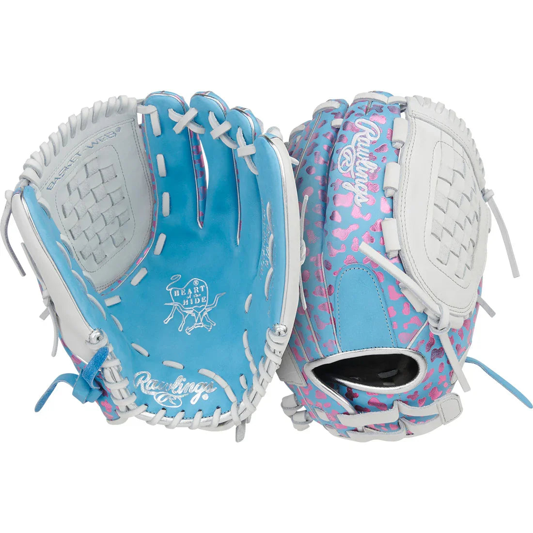 Rawlings Heart of the Hide 12.5" Foil Print Fastpitch Softball Glove: PRO125SB-3CBW