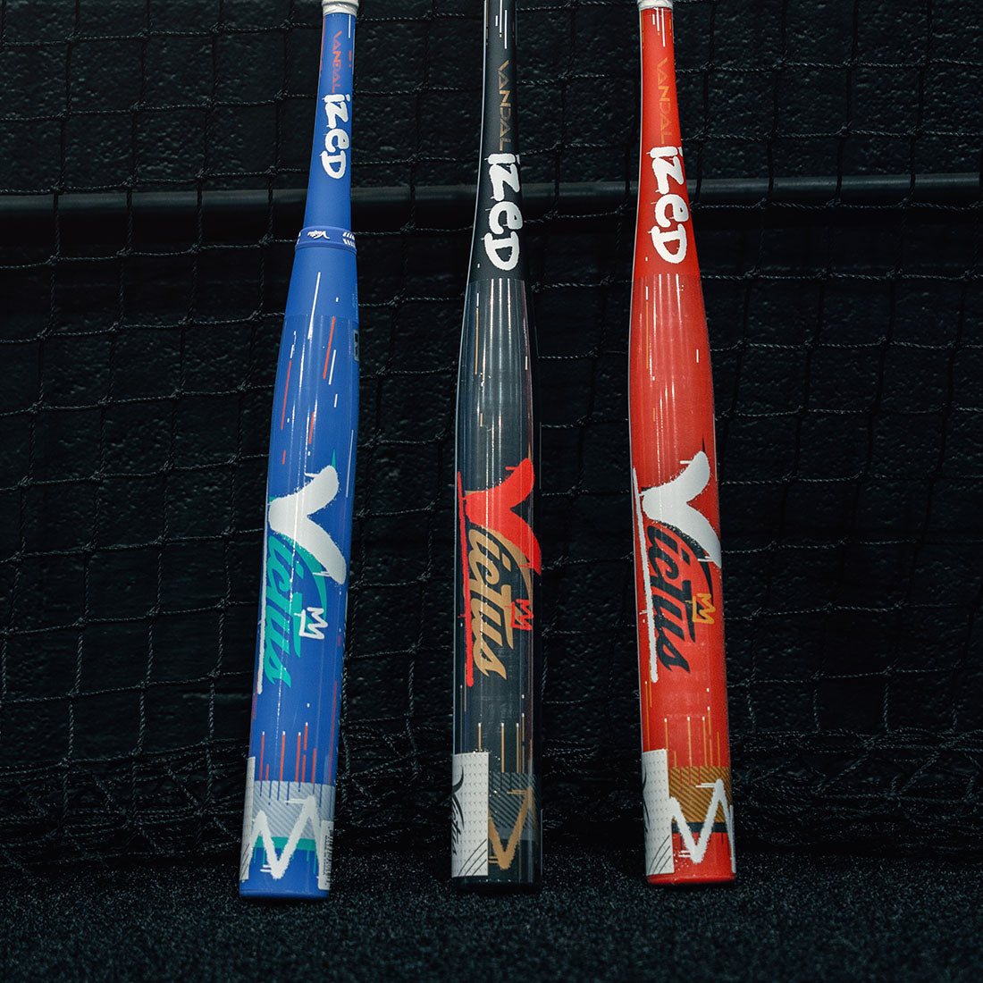 Victus Vandalized Red 1PC End Loaded 12.75" USSSA Slowpitch Softball Bat: VSPVA1YU