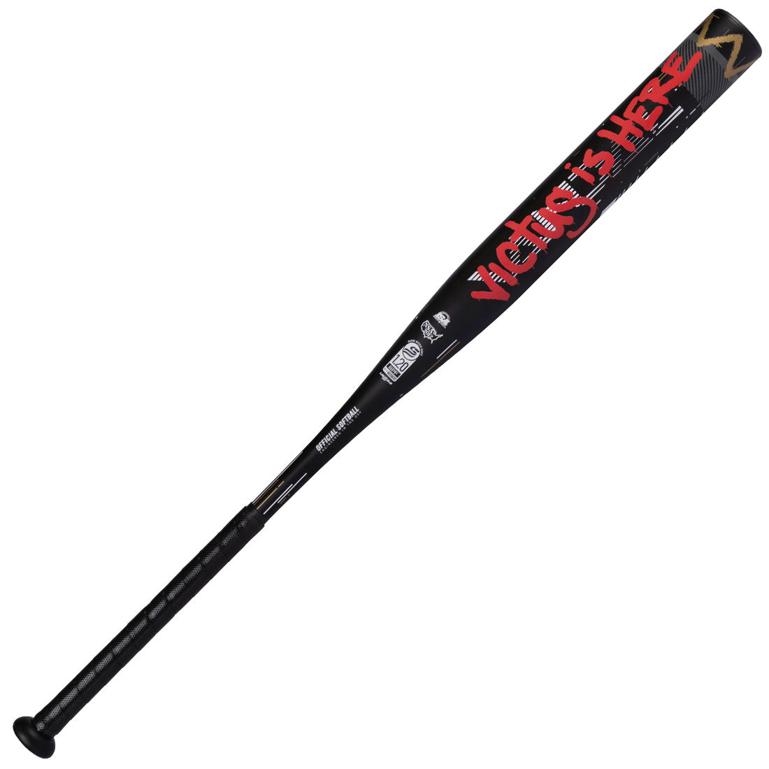 Victus Vandalized Black 1PC End Loaded 12.25" USSSA Slowpitch Softball Bat (VSPVA1BU)