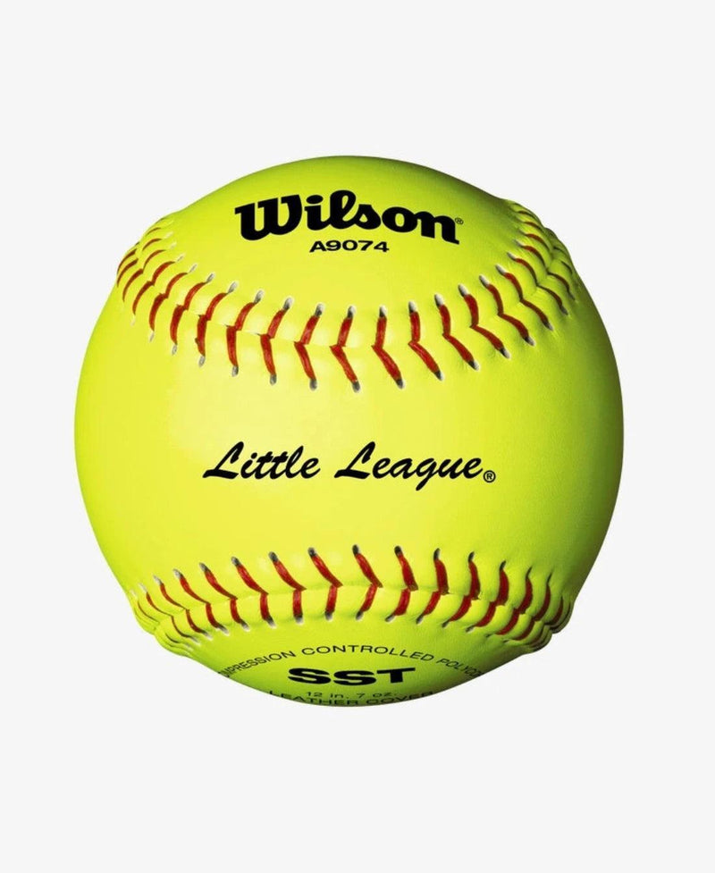 Wilson 12" Little League Leather Polycore Fastpitch Softballs (Dozen