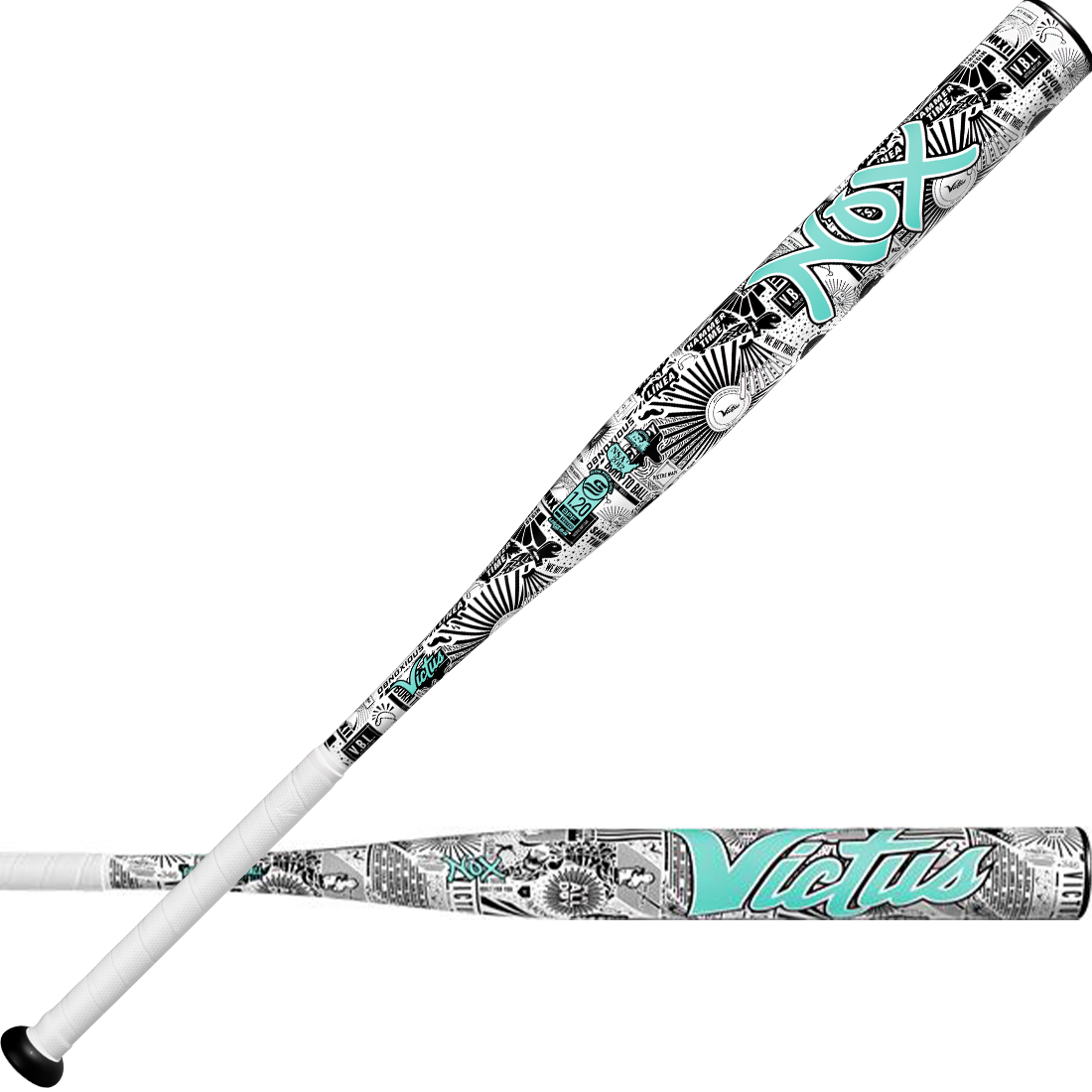 Victus Nox 12.75" 1PC Endloaded USSSA Slowpitch Softball Bat: VSPNX1YU