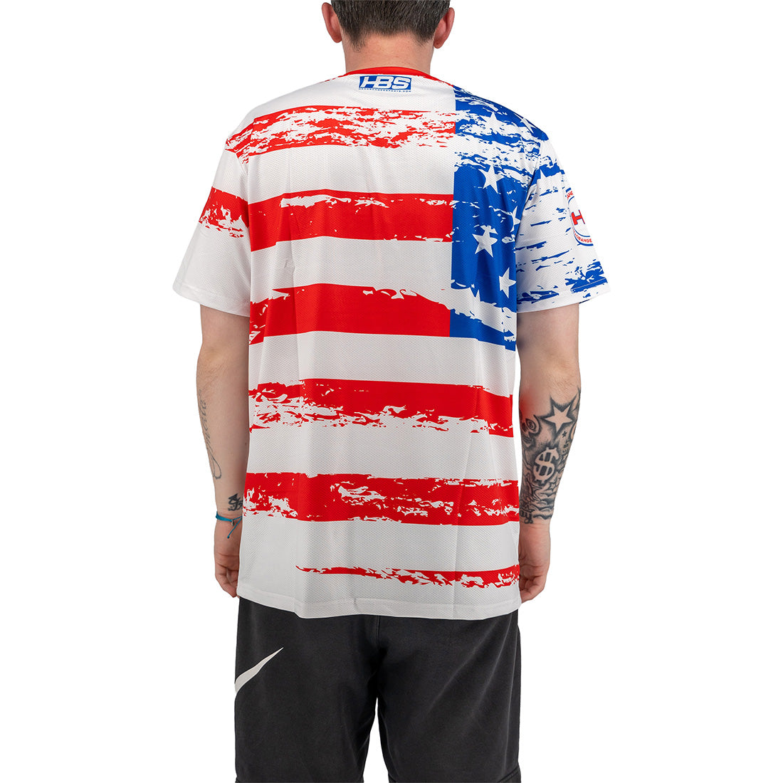 Headbanger Sports Exclusive "USA" Short Sleeve Micro Mesh Jersey