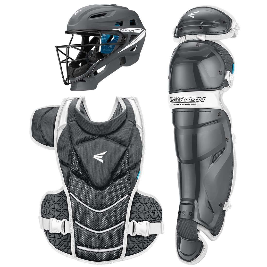 Shop the Easton Jen Schro The Very Best Catcher's Set Charcoal