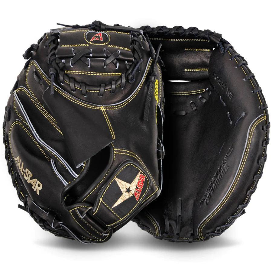 Shop the All-Star Pro Elite 35" Baseball Catcher's Mitt: CM3000BK at Headbanger Sports
