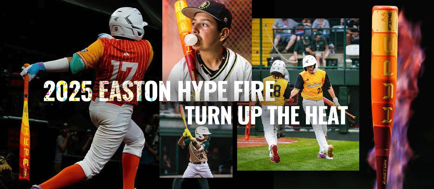 2025 Easton Hype Fire Baseball Bat featuring the Little League World Series Players