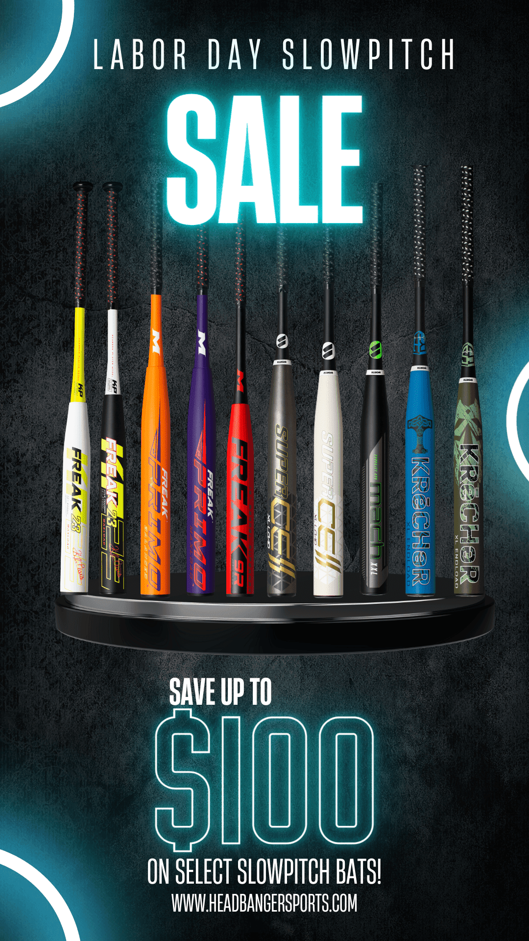 Labor Day Slowpitch Softball Bat Sale