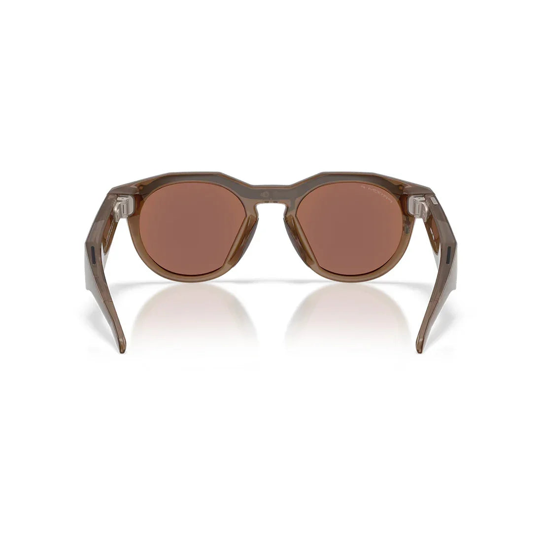 Oakley Meta HSTN Glasses: Prizm Deep Water Polarized Lenses, Brown Smoke Frame