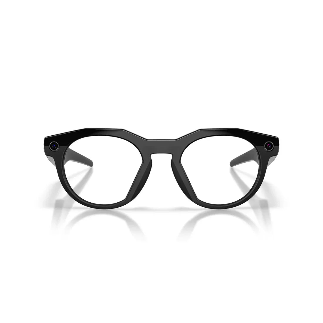 Oakley Meta HSTN Glasses: Clear Lenses, Black Frame