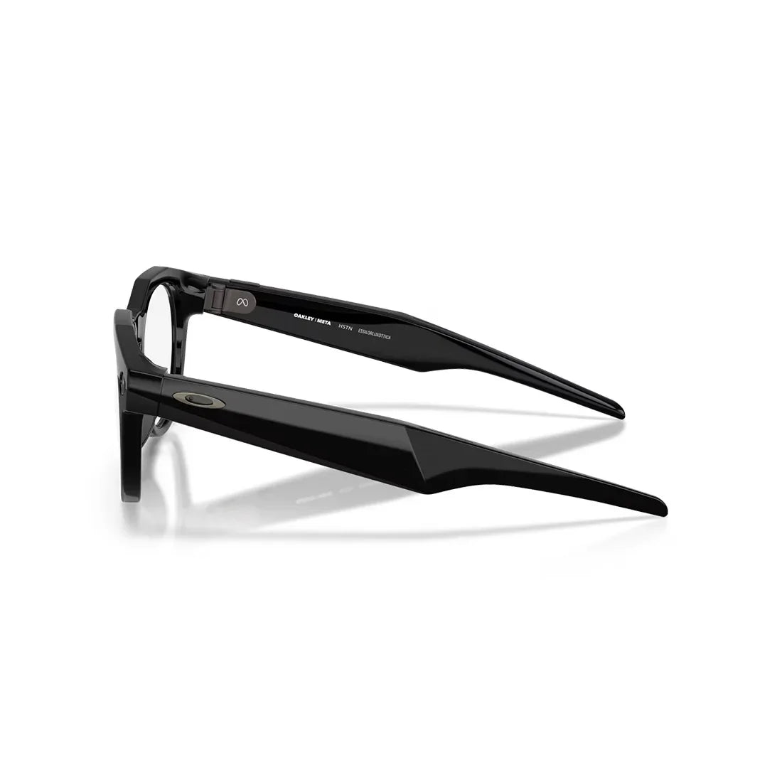 Oakley Meta HSTN Glasses: Clear Lenses, Black Frame