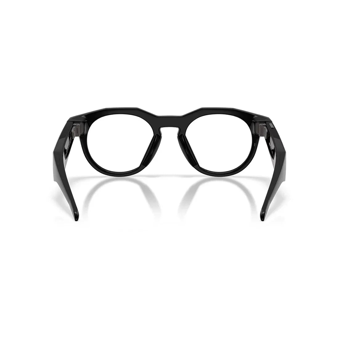 Oakley Meta HSTN Glasses: Clear Lenses, Black Frame
