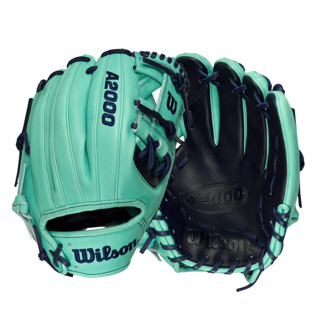 Wilson A2000 LE 1786 11.5" Infield Baseball Glove: Seafoam / Navy