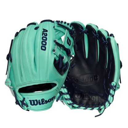 Wilson A2000 LE 1786 11.5" Infield Baseball Glove: Seafoam / Navy
