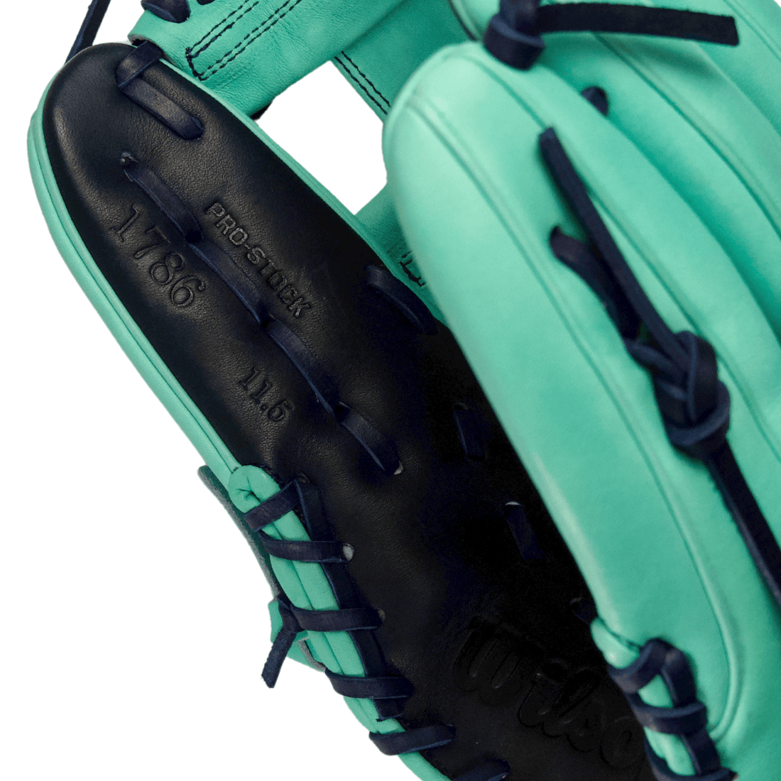 Wilson A2000 LE 1786 11.5" Infield Baseball Glove: Seafoam / Navy