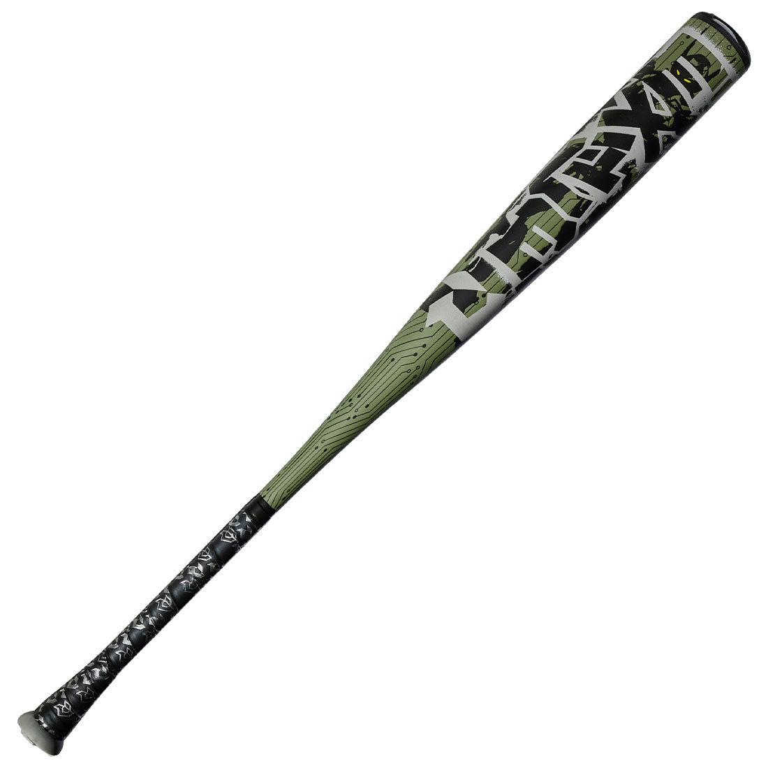 demarini exile x14 alloy barrel close up massive barrel profile