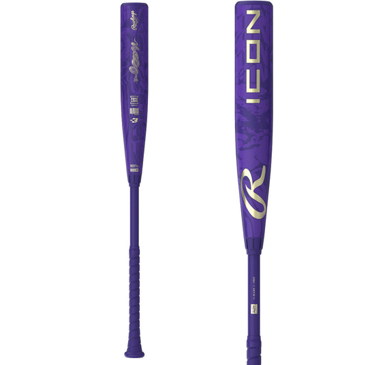 2027 Rawlings Icon (-3) BBCOR Baseball Bat: RBB7I3