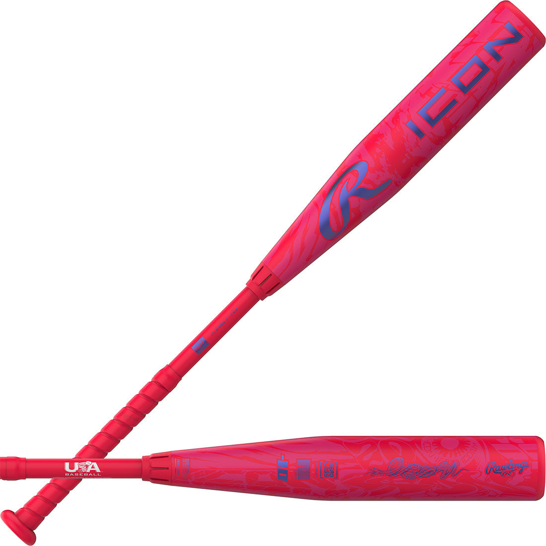 2027 Rawlings Icon 2 5/8" USA Baseball Bat