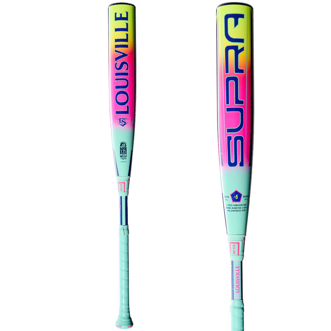 2027 louisville slugger supra -5 usssa baseball bat 2 3/4 barrel apx composite
