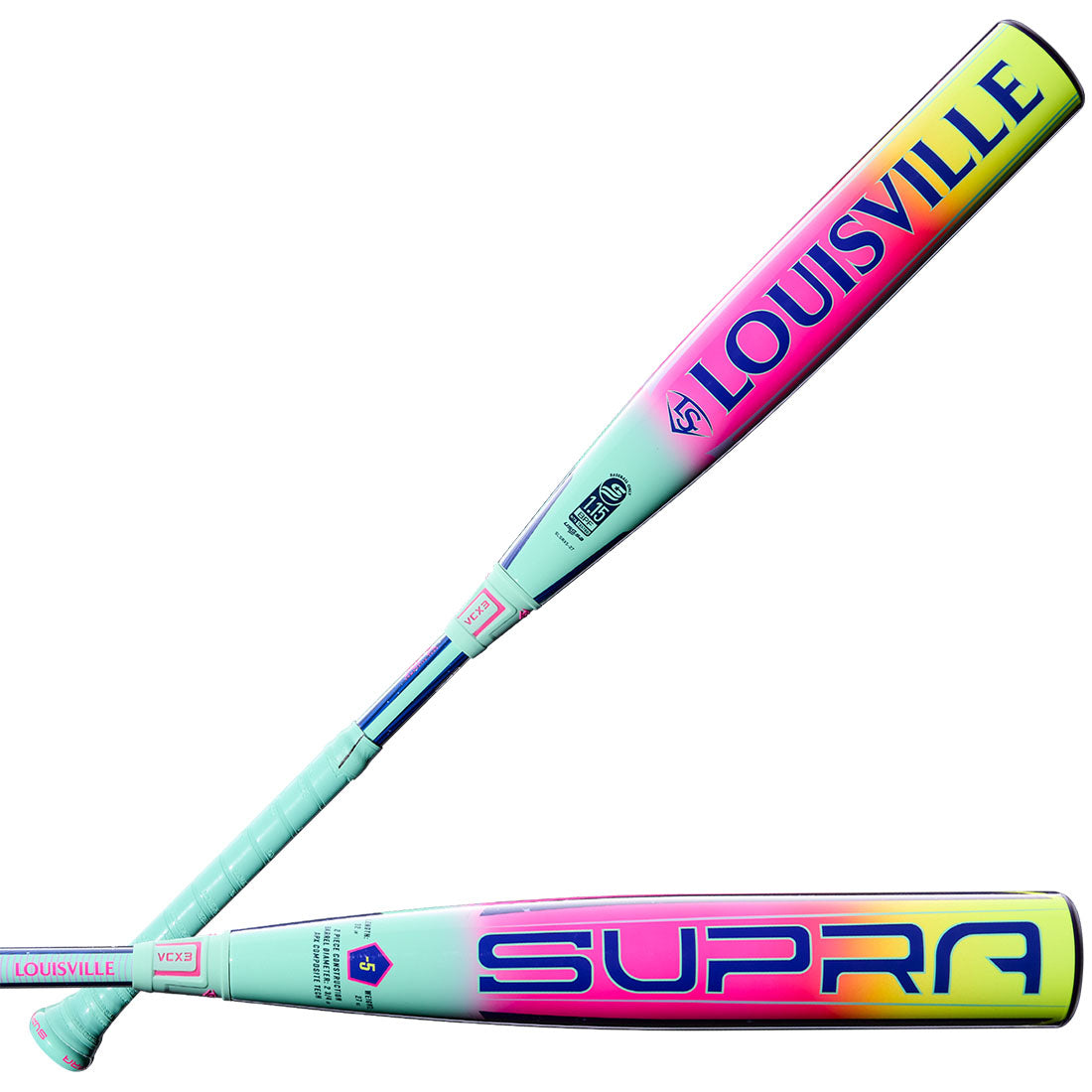 2027 louisville slugger supra -10 usssa baseball bat 2 3/4 barrel apx composite