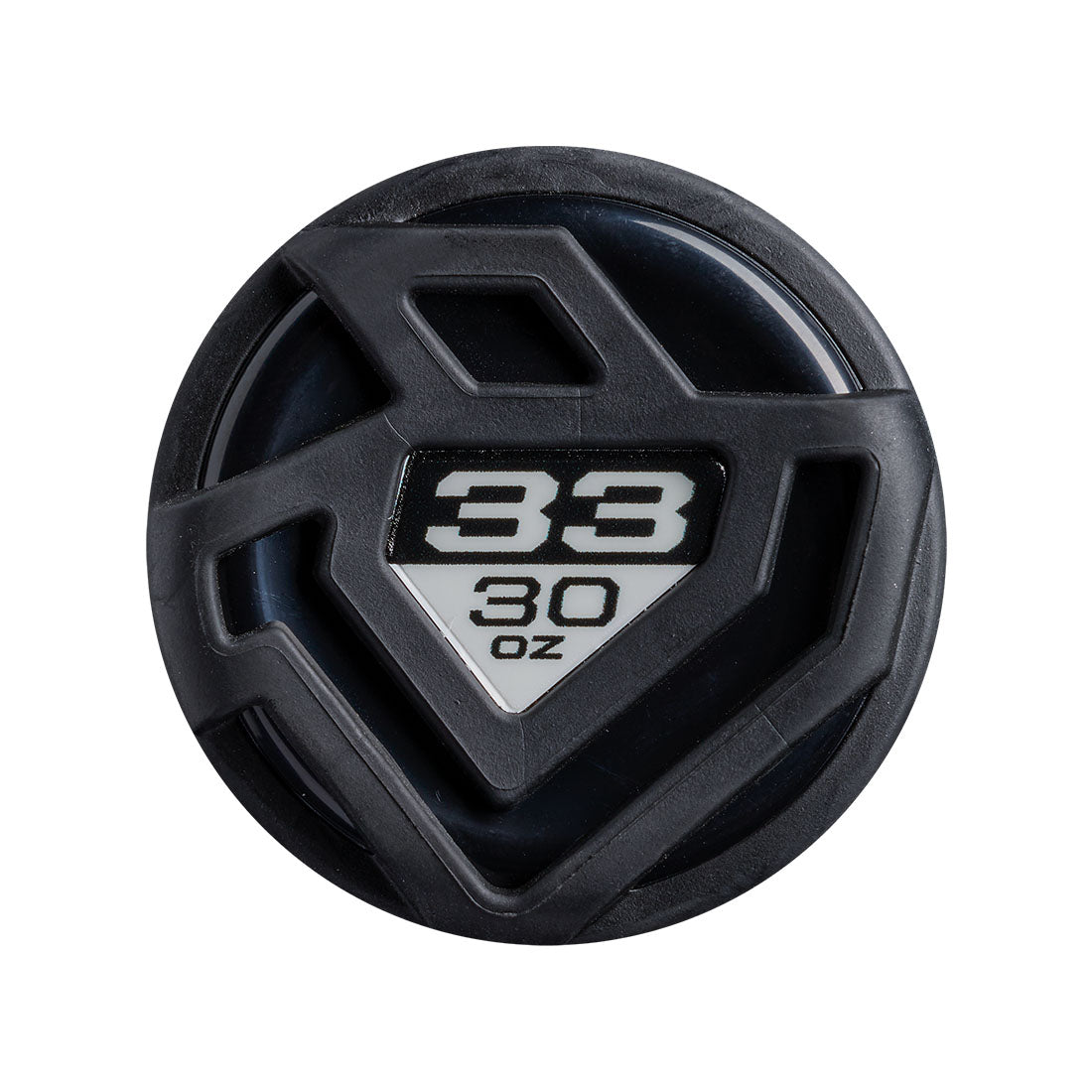 Weight Sticker View on the 2027 DeMarini Voodoo One BBCOR (-3) Baseball Bat on a white background
