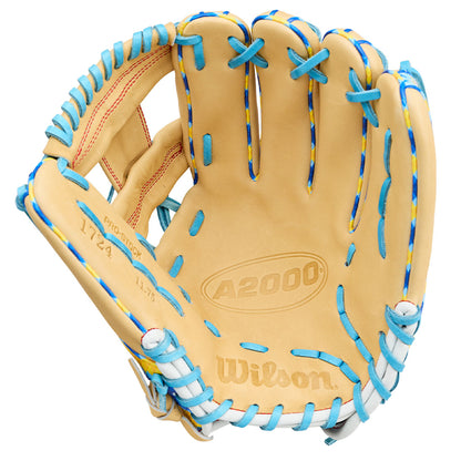 Blonde Pro Stock® leather 11.75” glove with SuperSnakeSkin™ design straight from Bobby Witt Jr.’s Chinook Seedery Lemon Pepper Sunflower Seeds
