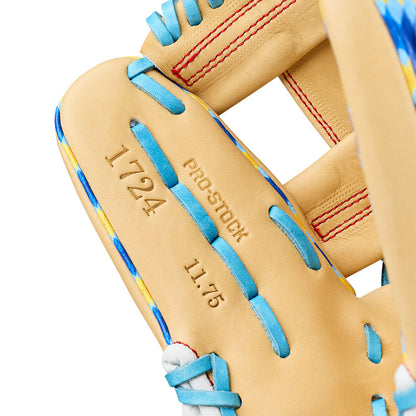 Blonde Pro Stock® leather 11.75” glove with SuperSnakeSkin™ design straight from Bobby Witt Jr.’s Chinook Seedery Lemon Pepper Sunflower Seeds
