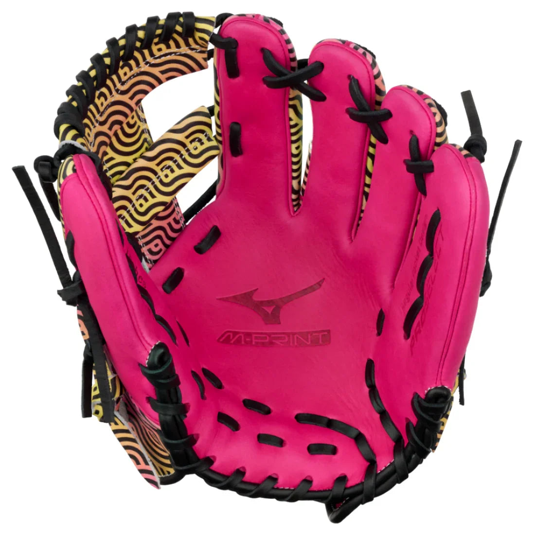 Shop Mizuno Pro Select M-Print Miami Breeze 11.5" Baseball Glove: GPS-40RMPMB at Headbanger Sports