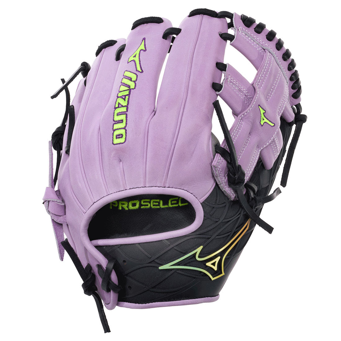 Mizuno Pro Select DynaCage GPS-42RDC 11.5 inch infield baseball glove Lavender