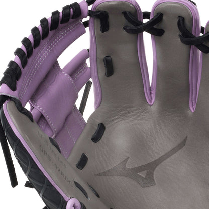 Mizuno Pro Select DynaCage GPS-42RDC 11.5 inch infield baseball glove Lavender palm view