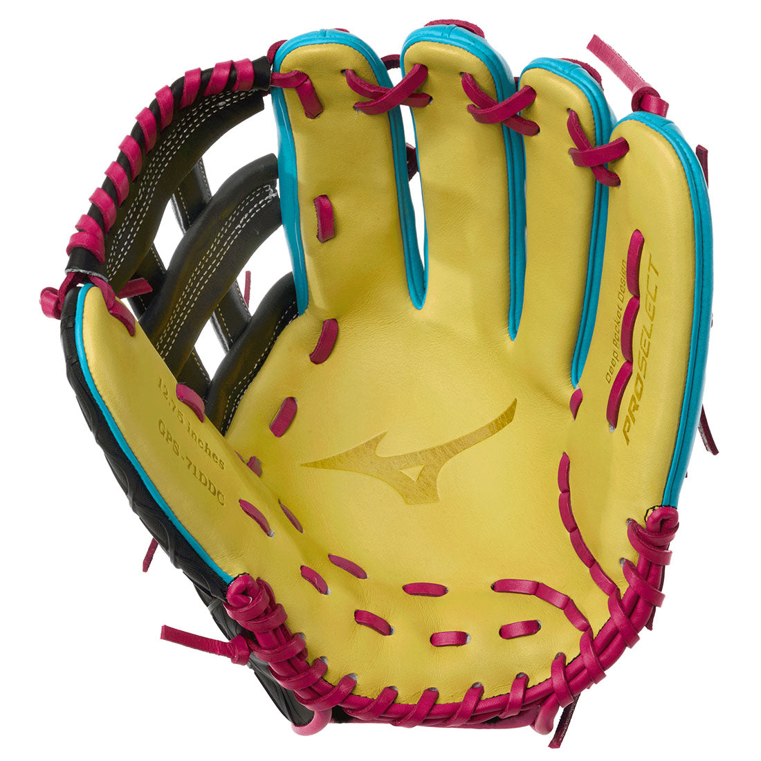 Mizuno Pro Select DynaCage 12.75" Outfield Baseball Glove: GPS-71DDC