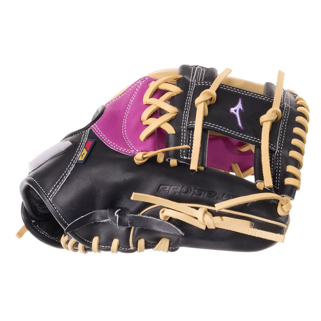 mizuno solar shift glove runbird logo changes purple in sunlight