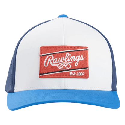 Rawlings FlexFit Laser Cut Vented Hat: RSGVH-W/N