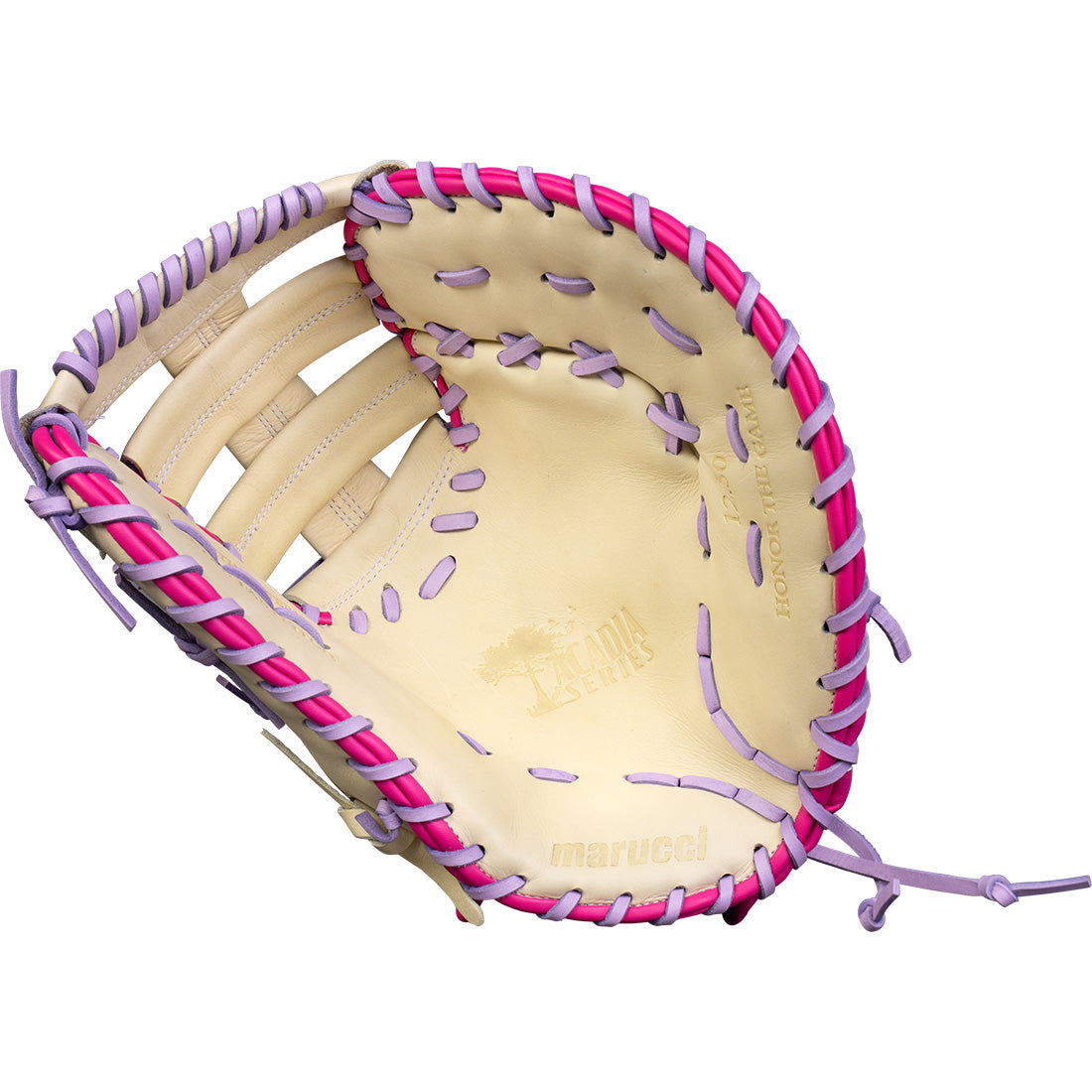 Marucci Acadia Fastpitch 37S1 12.5” First Base Mitt: MFG4ACFP37S1-CM/LP