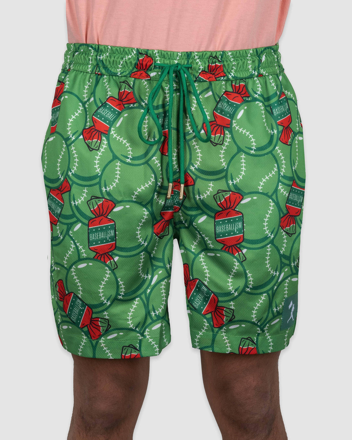Doubles and Bubbles Diamond Air Mesh Shorts - Walk-Off Watermelon – HB ...
