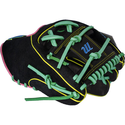 Marucci Oxbow 43A2 11.5” Infield Baseball Glove: MFG4OX43A2-BK/RO