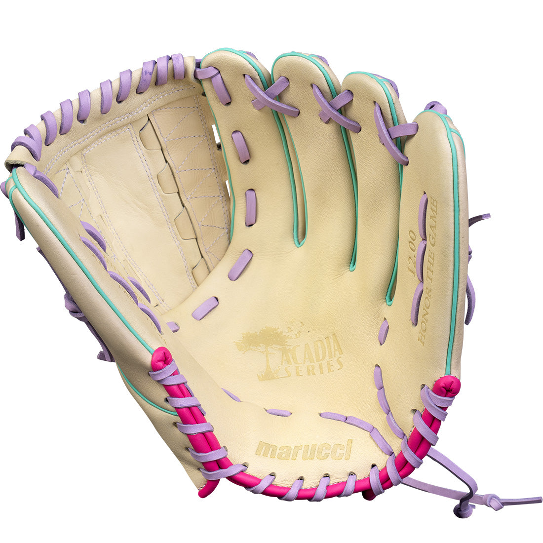 Marucci Acadia 45K9 12” Dual Hinge Infield Fastpitch Glove: MFG4ACFP45K9-CM/LP