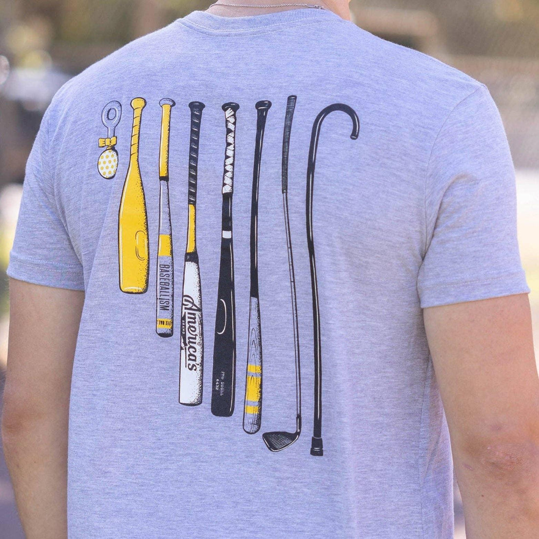 Baseballism Sticks Tee - Adult