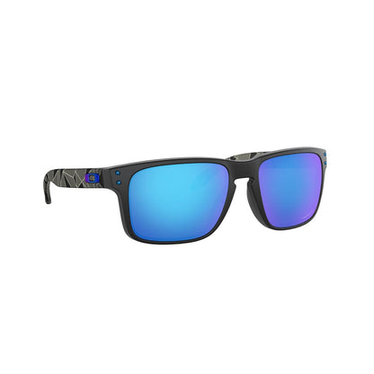 OAKLEY HOLBROOK Sunglasses Matte Black: Prizm Sapphire Polarized
