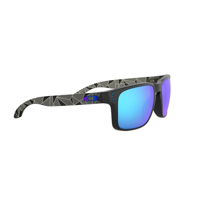 OAKLEY HOLBROOK Sunglasses Matte Black: Prizm Sapphire Polarized