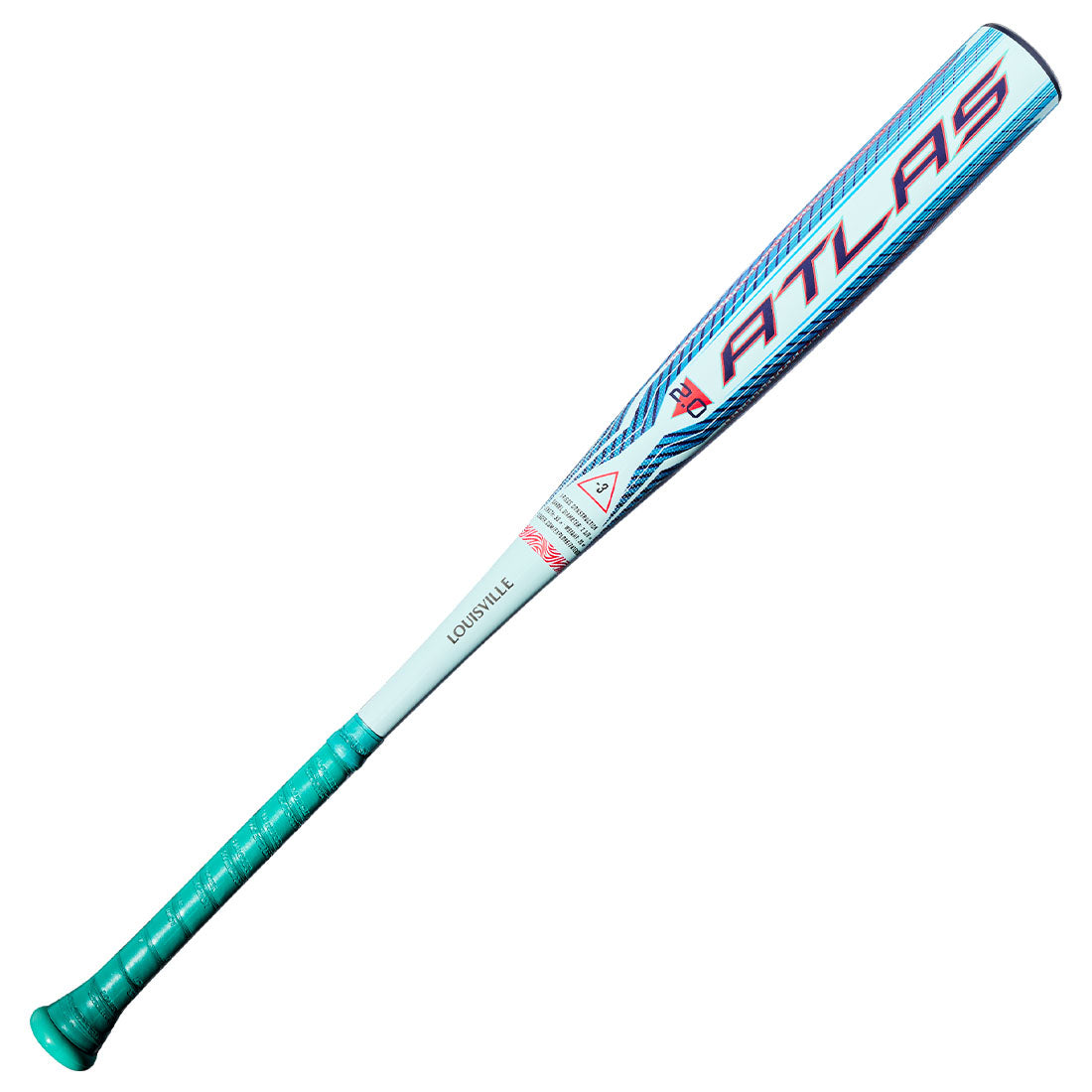 Louisville Slugger Atlas 2.0 EVX Alloy Tech Barrel close up