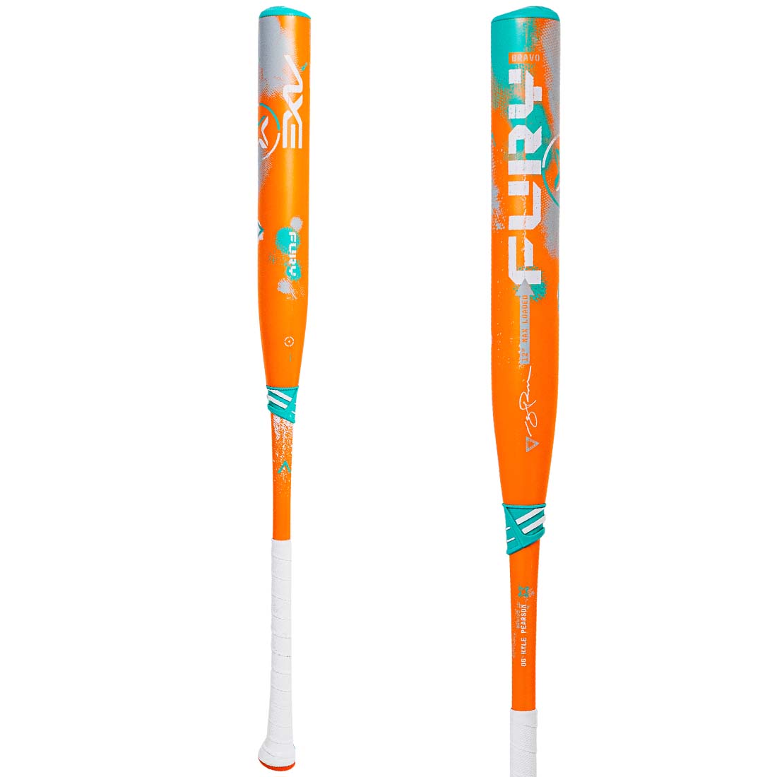 Axe Fury Bravo OG Kyle Pearson USSSA slowpitch bat 12 inch 1.5 oz Maxloaded flared handle orange L154QP-FLR